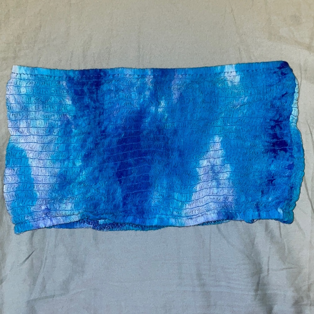 Tie dye tube top